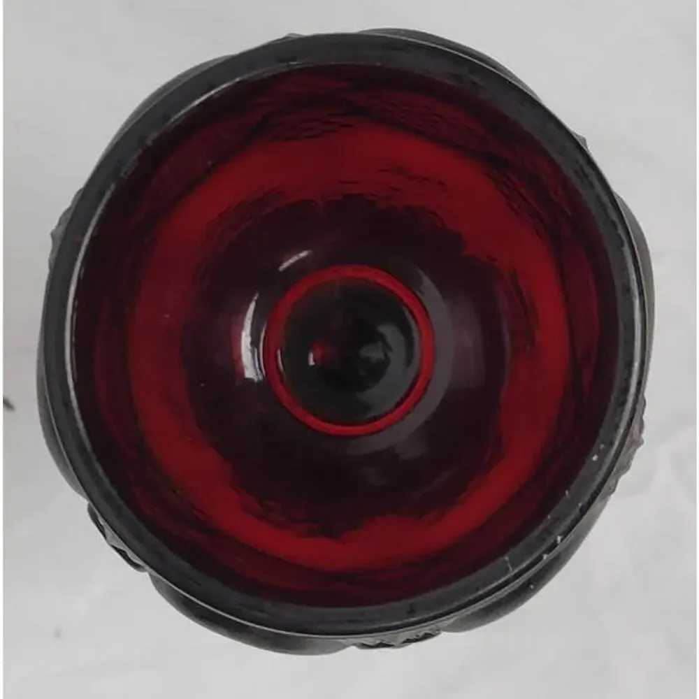 Avon Cape Cod Ruby Red Wine Glass Stem Goblet Mold 26